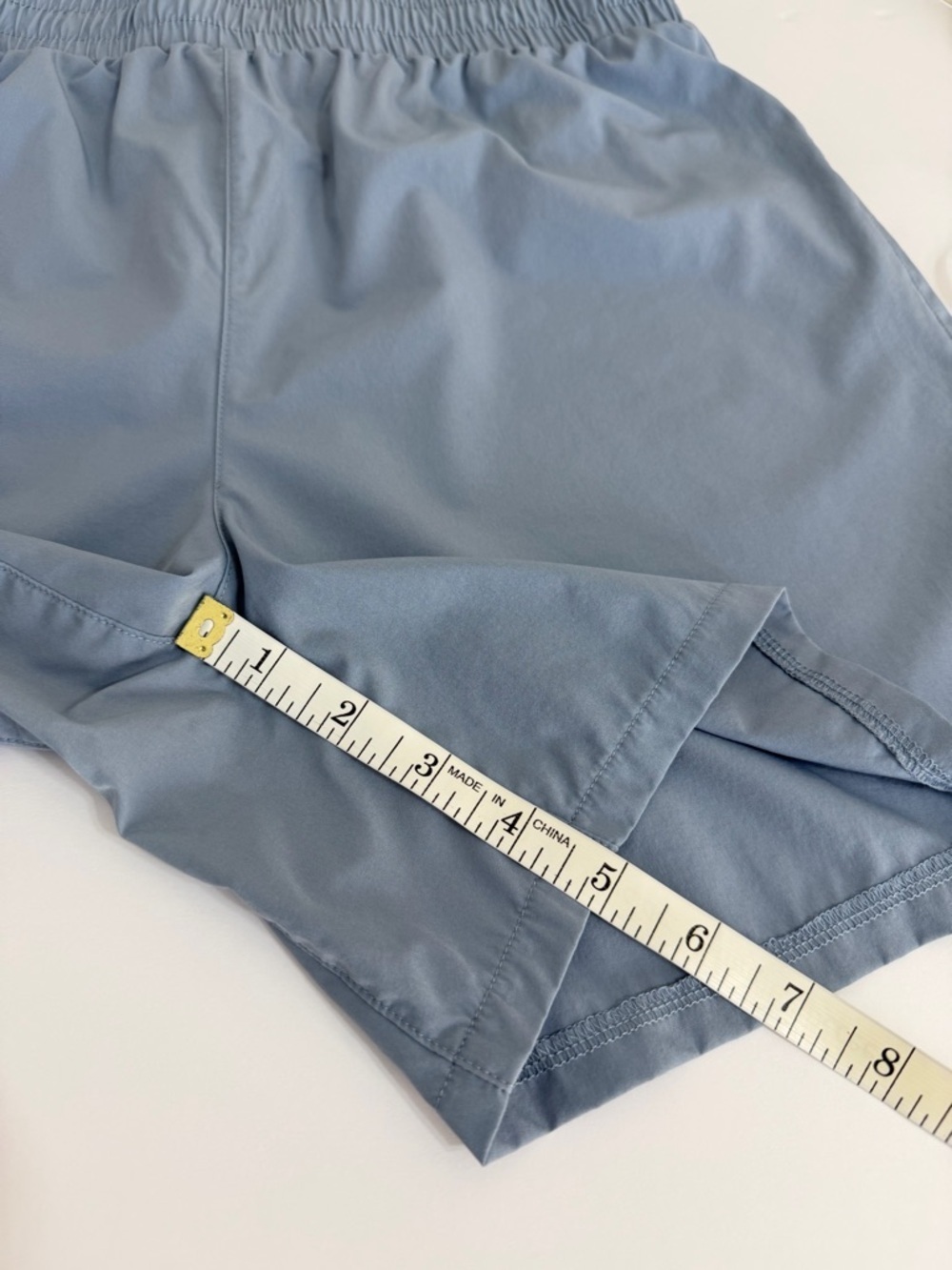 Alphalete Men's Core Stride Performance Shorts Light Blue Size Large Athletic - Picture 4 of 5